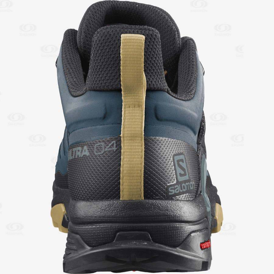 Blue Men's Salomon X ULTRA 4 GORE-TEX Waterproof Shoes | USA-O2321