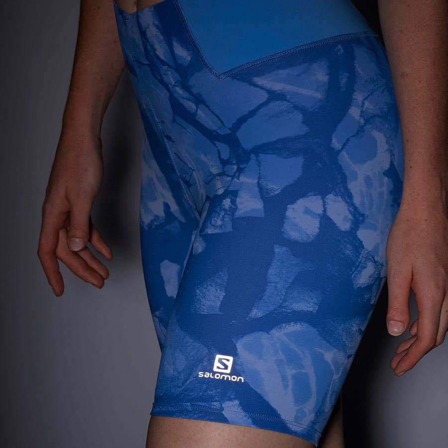 Blue Women's Salomon CROSS MULTI 7'' Shorts | USA-O2496