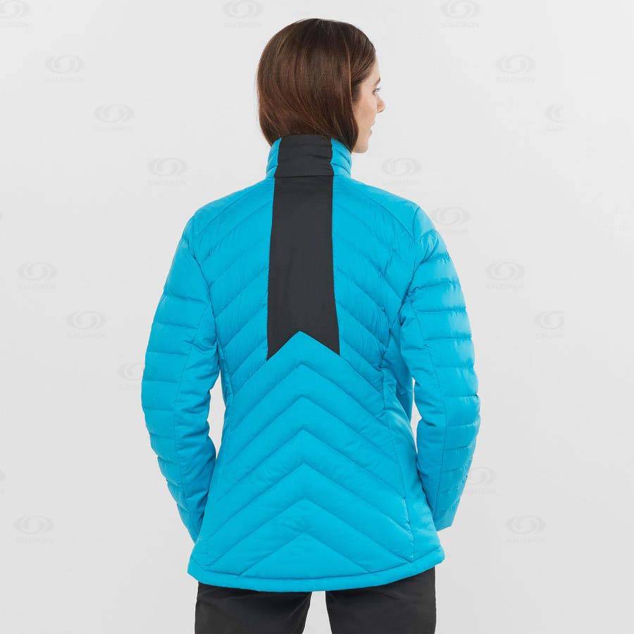 Blue Women's Salomon ESSENTIAL XWARM DOWN Insulated Jackets | USA-A1346