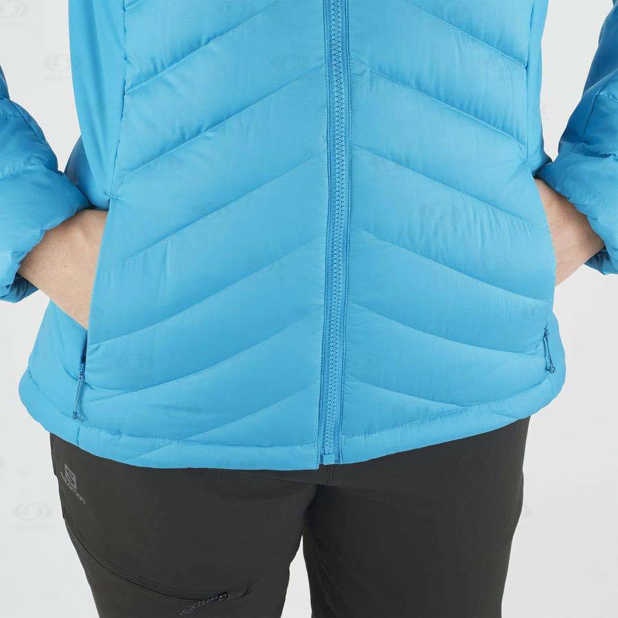 Blue Women's Salomon ESSENTIAL XWARM DOWN Insulated Jackets | USA-A1346