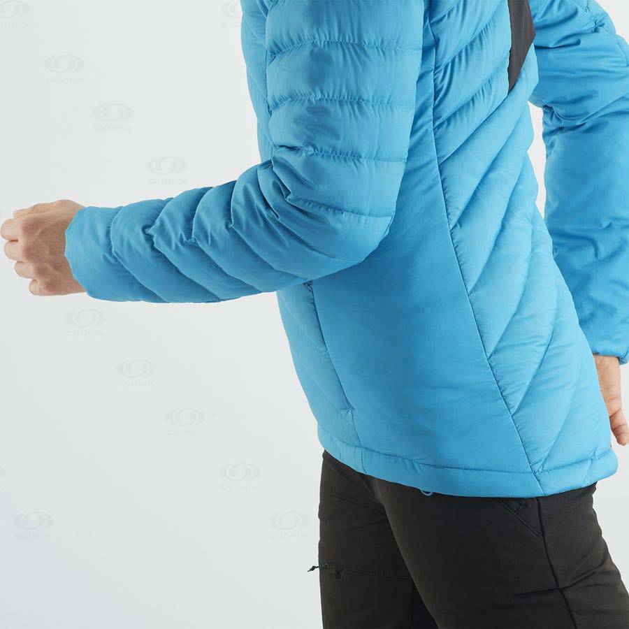 Blue Women's Salomon ESSENTIAL XWARM DOWN Insulated Jackets | USA-A1346