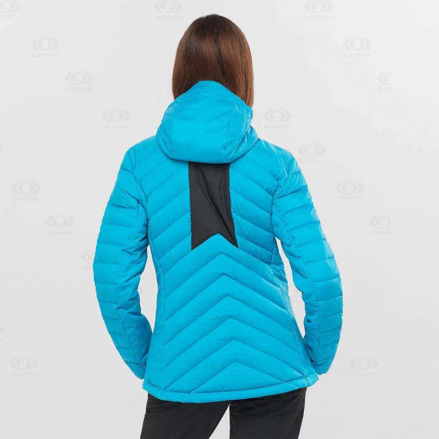 Blue Women's Salomon ESSENTIAL XWARM DOWN Insulated Jackets | USA-O2349