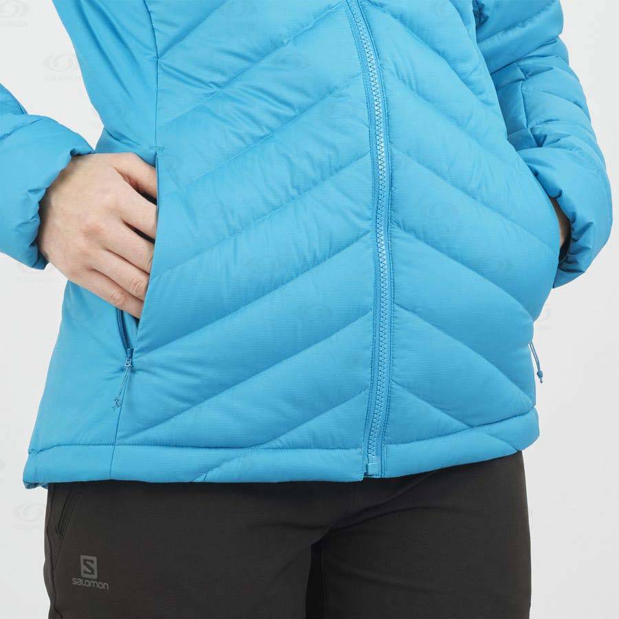 Blue Women's Salomon ESSENTIAL XWARM DOWN Insulated Jackets | USA-O2349