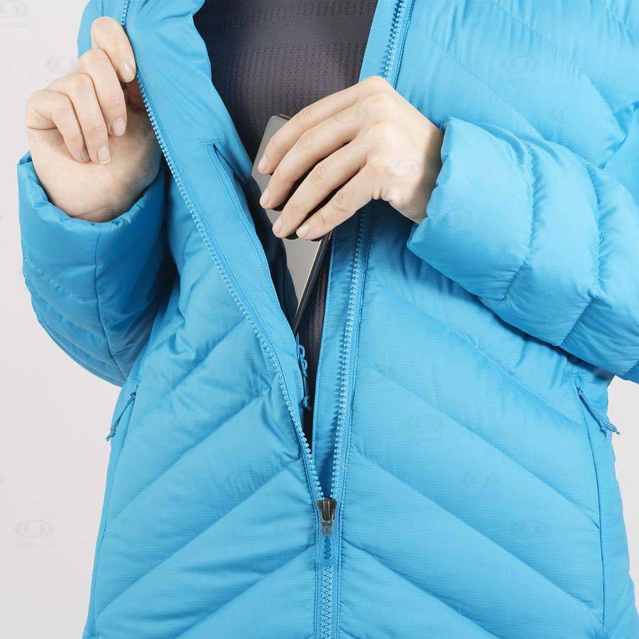 Blue Women's Salomon ESSENTIAL XWARM DOWN Insulated Jackets | USA-O2349