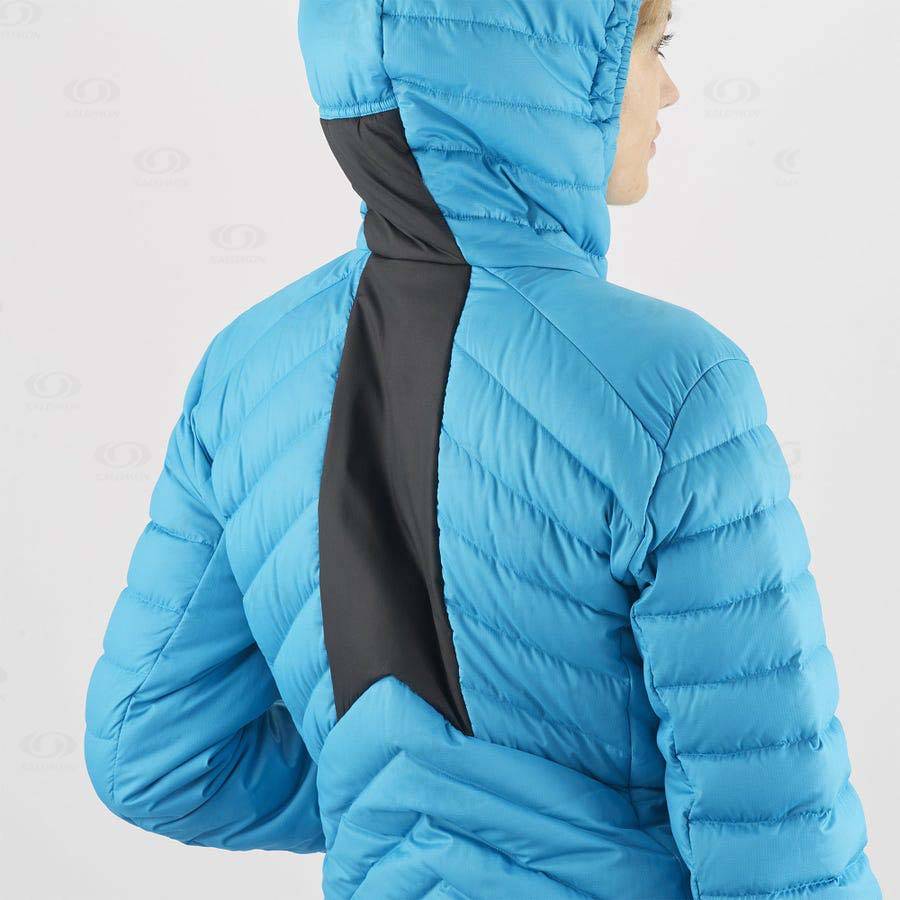 Blue Women's Salomon ESSENTIAL XWARM DOWN Insulated Jackets | USA-O2349