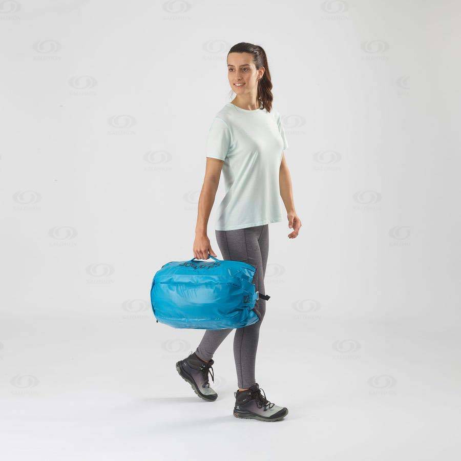 Blue Women's Salomon OUTLIFE DUFFEL 25 Bags | USA-M1846