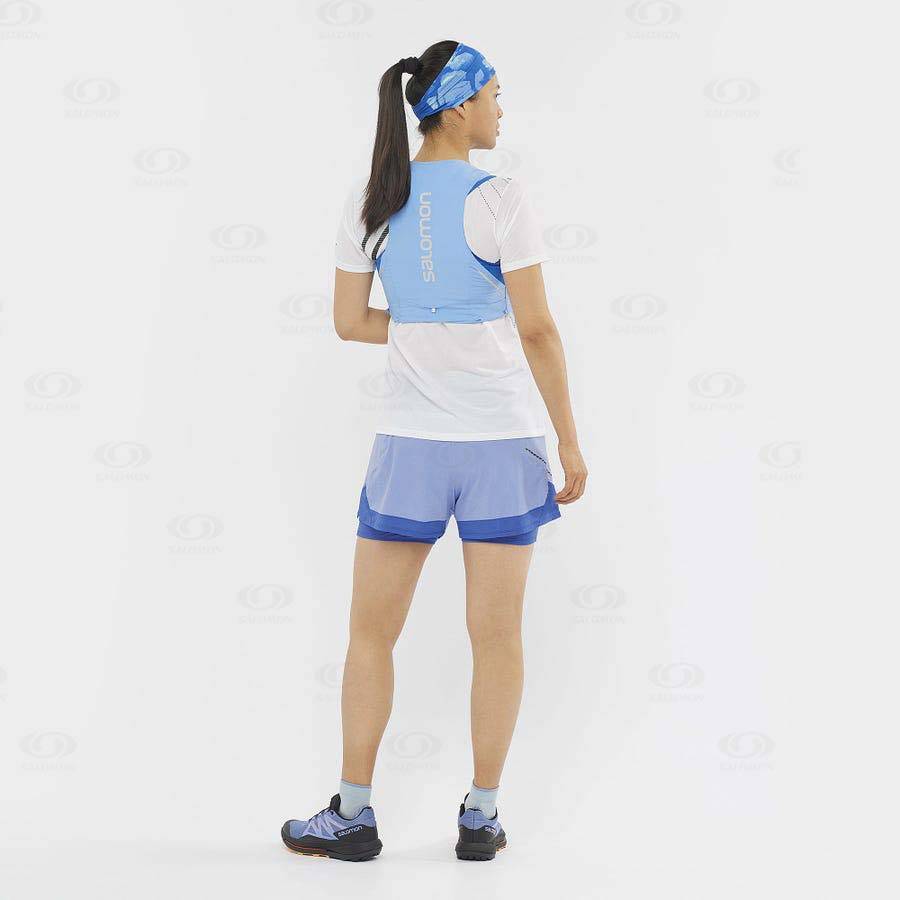 Blue Women's Salomon SENSE PRO 5 Running Packs | USA-W1400