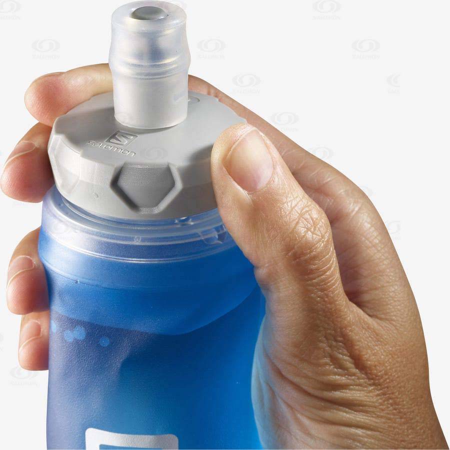 Blue Women's Salomon SOFT FLASK 500ml/17oz SPEED 42 Hydration Packs | USA-A1857