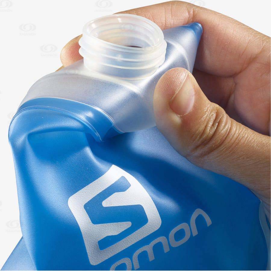 Blue Women's Salomon SOFT FLASK 500ml/17oz STRAW 28 Hydration Packs | USA-A2004