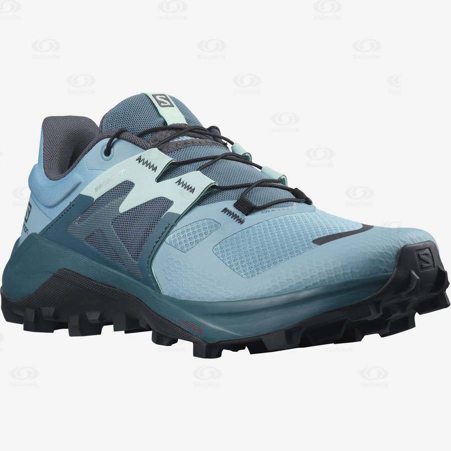 Blue Women's Salomon WILDCROSS 2 Trail Running Shoes | USA-S1471