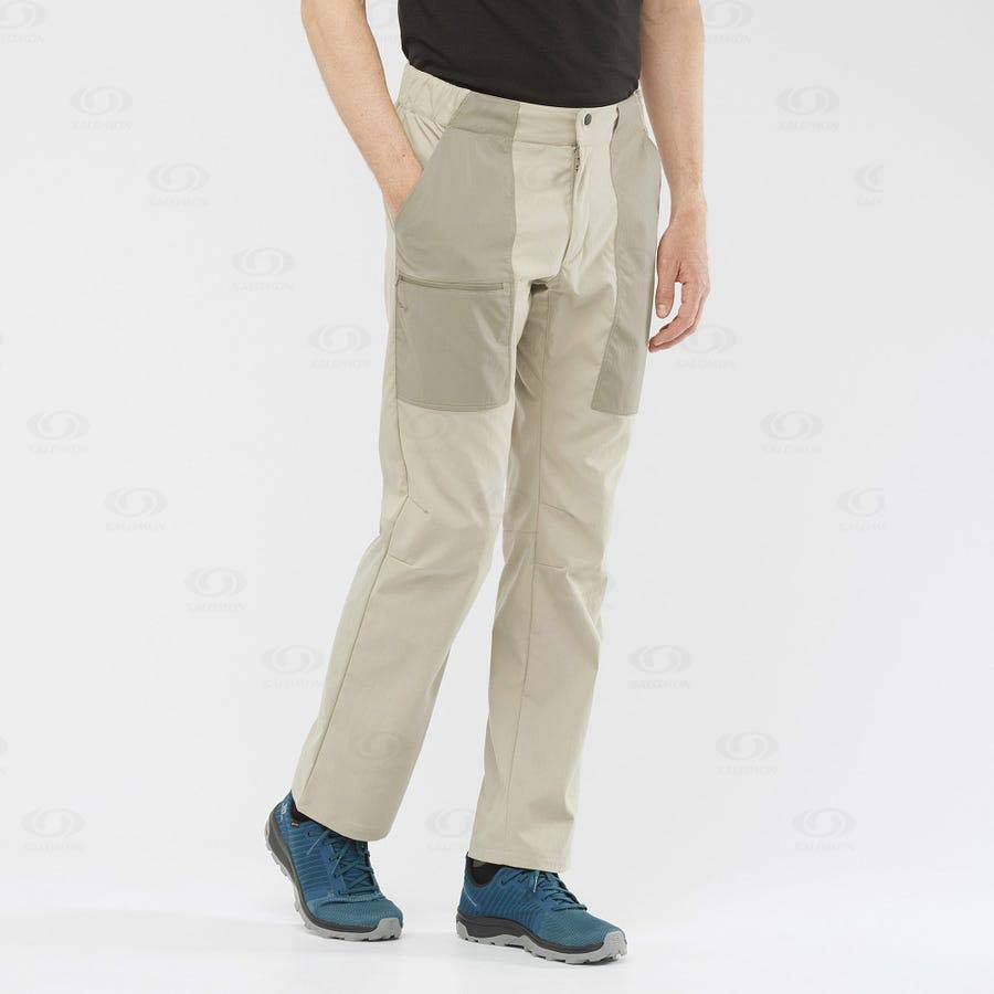 Brown Men's Salomon OUTRACK Pants | USA-N1141