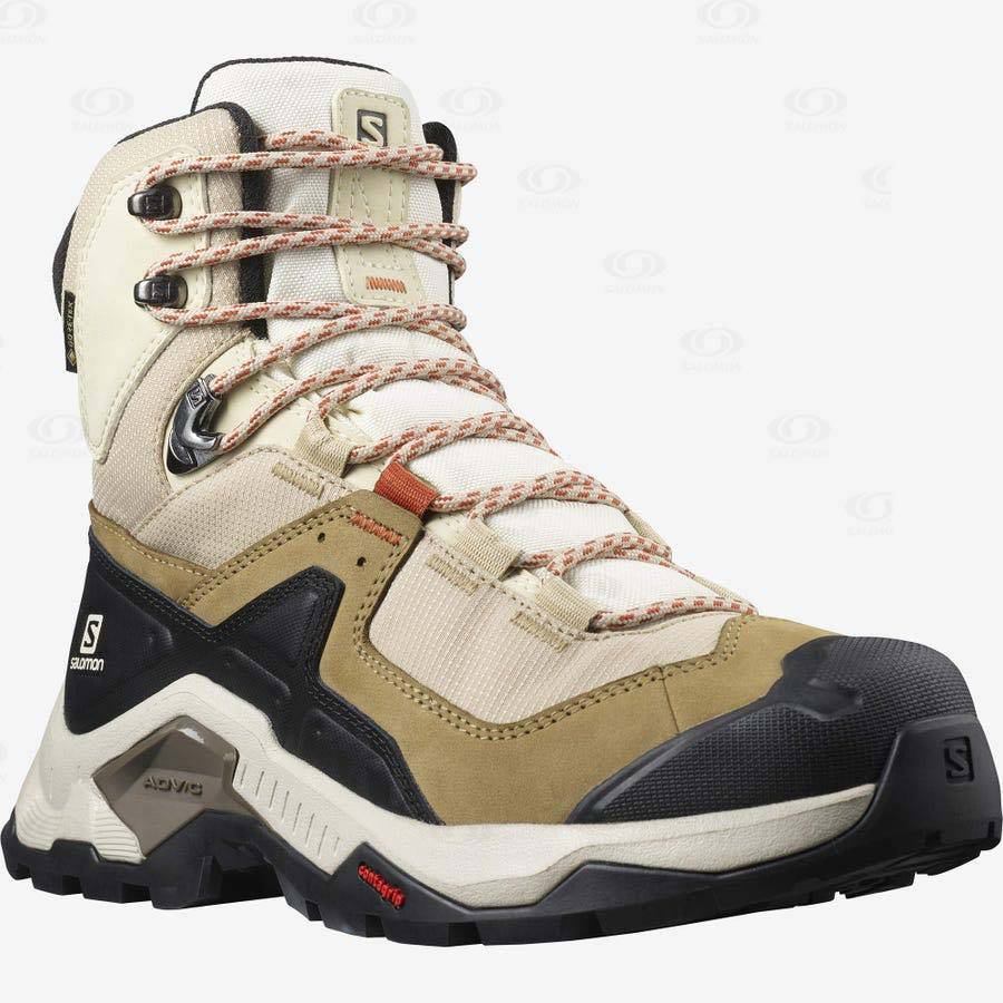 Brown Women's Salomon QUEST ELEMENT GORE-TEX Hiking Boots | USA-L1277