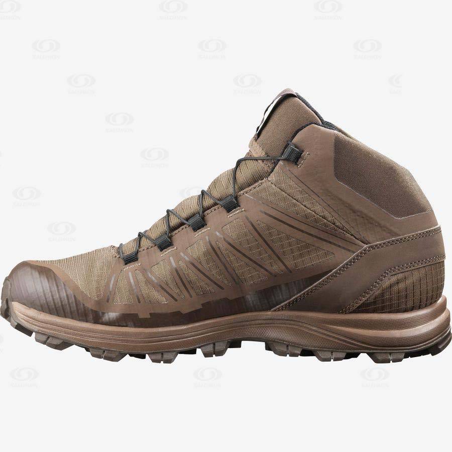 Brown Women's Salomon SPEED ASSAULT Tactical Boots | USA-O1273