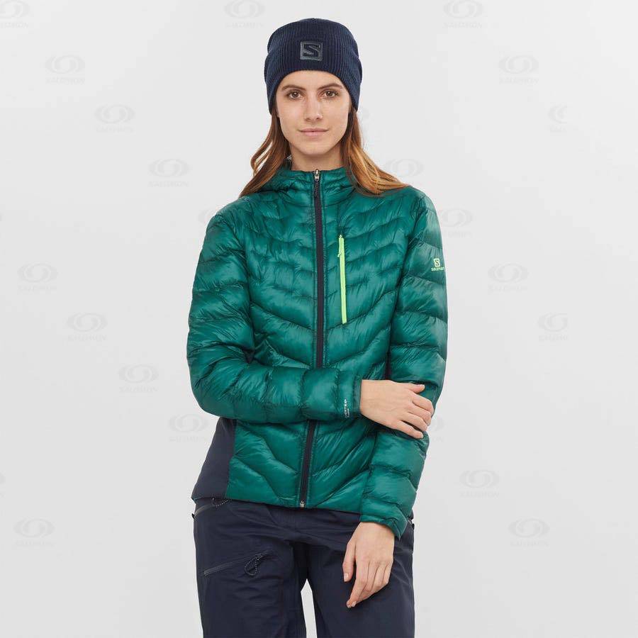 Green Women's Salomon OUTPEAK PRIMALOFT Insulated Jackets | USA-O1572