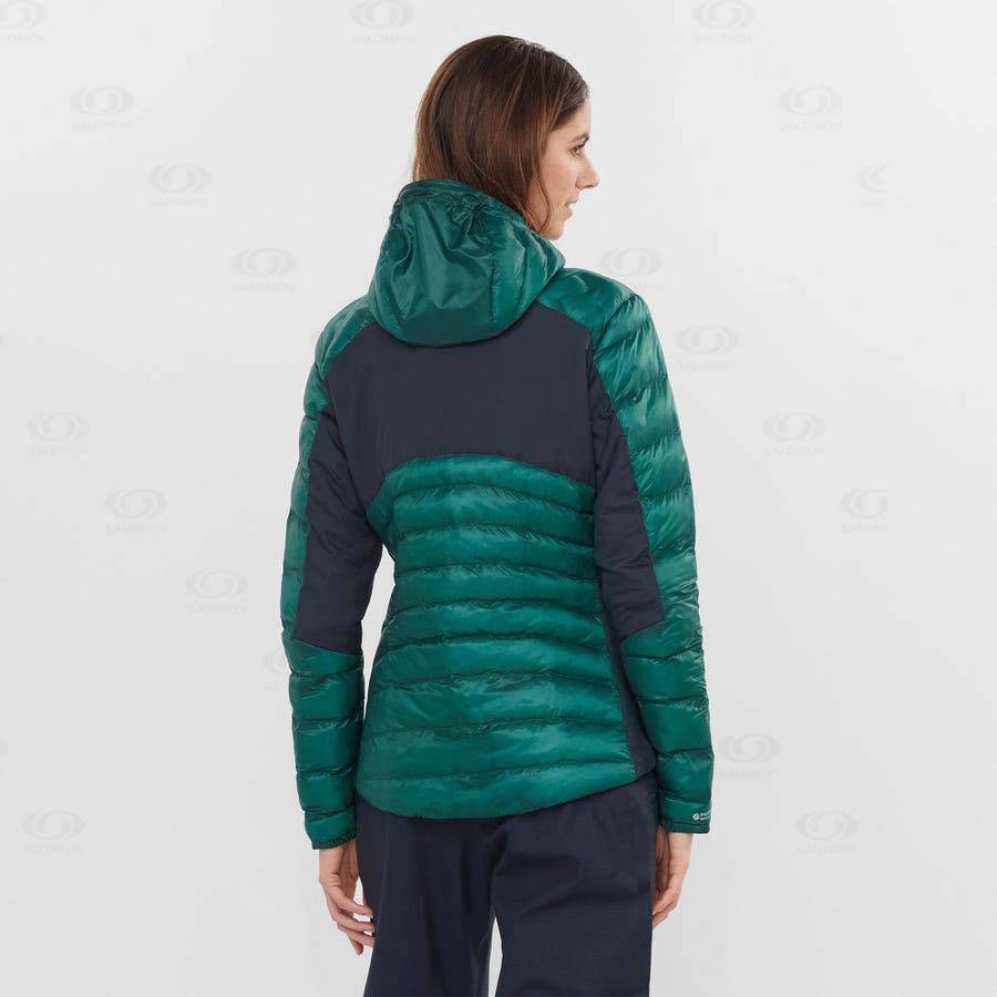 Green Women's Salomon OUTPEAK PRIMALOFT Insulated Jackets | USA-O1572