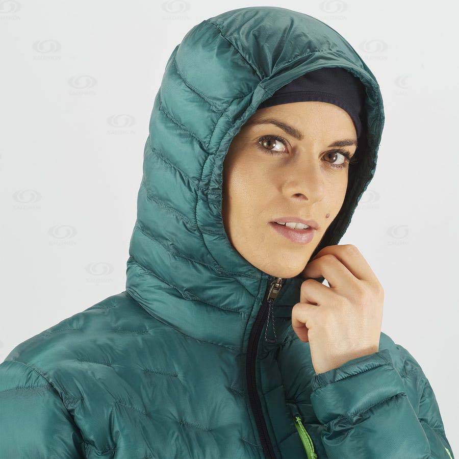 Green Women's Salomon OUTPEAK PRIMALOFT Insulated Jackets | USA-O1572