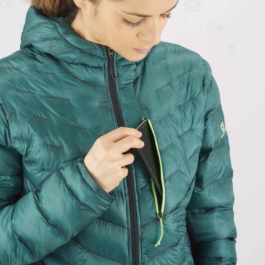 Green Women's Salomon OUTPEAK PRIMALOFT Insulated Jackets | USA-O1572