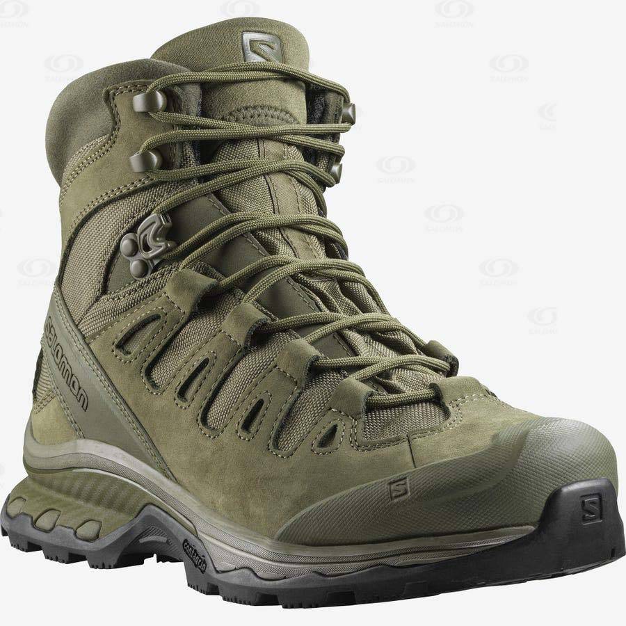 Green Women's Salomon QUEST 4D FORCES 2 EN Tactical Boots | USA-W1980