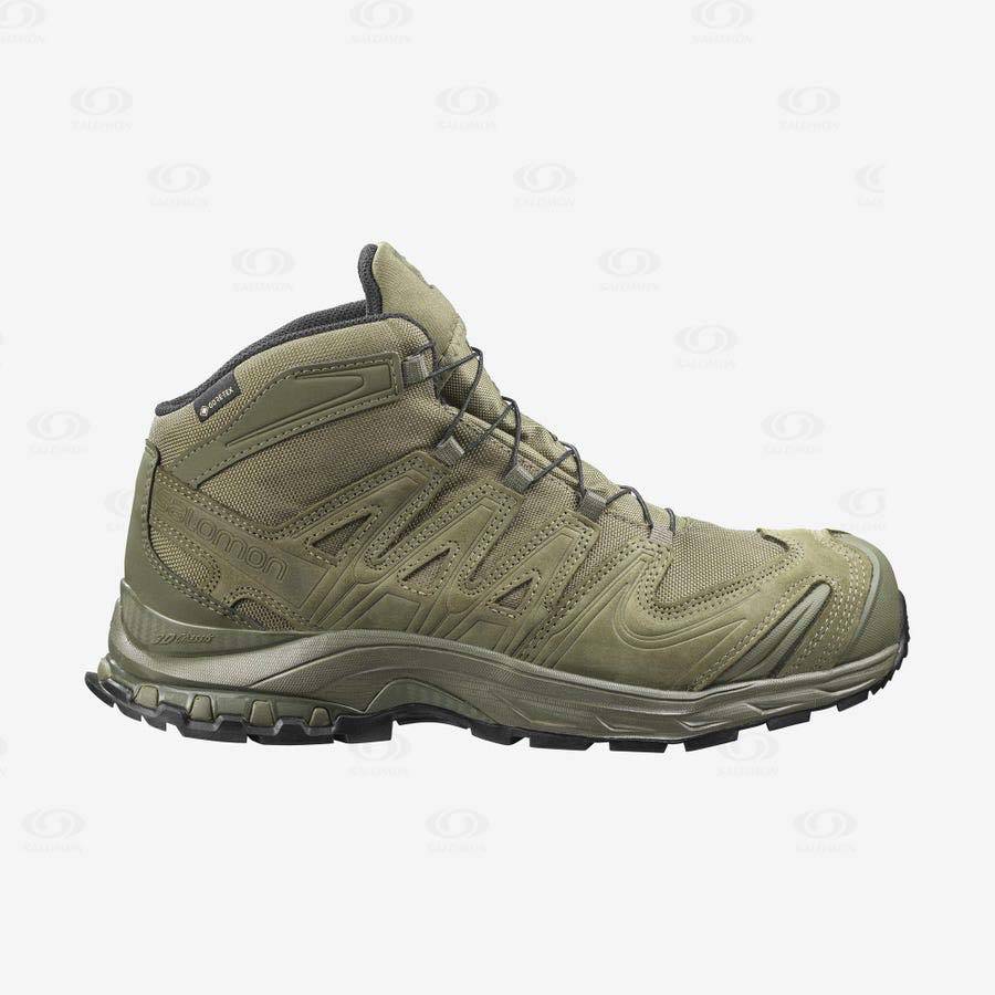 Green Women\'s Salomon XA FORCES MID GORE-TEX EN Tactical Boots | USA-W2000