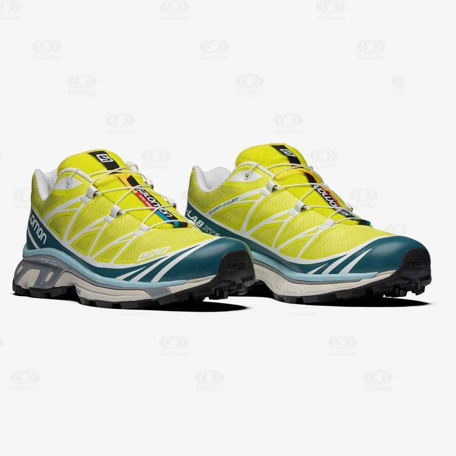 Green Women's Salomon XT-6 ADVANCED Sneakers | USA-M2056