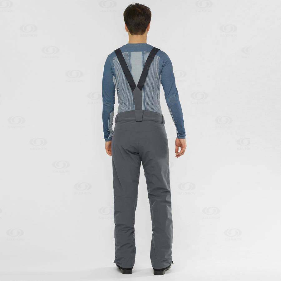 Grey Men's Salomon EDGE Ski Pants | USA-O1404