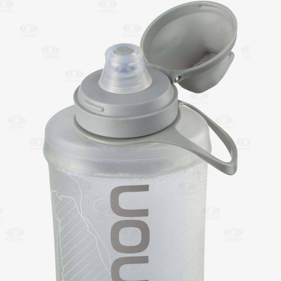 Grey Men's Salomon OUTLIFE BOTTLE 550ml/18oz 42 Hydration Packs | USA-N2324