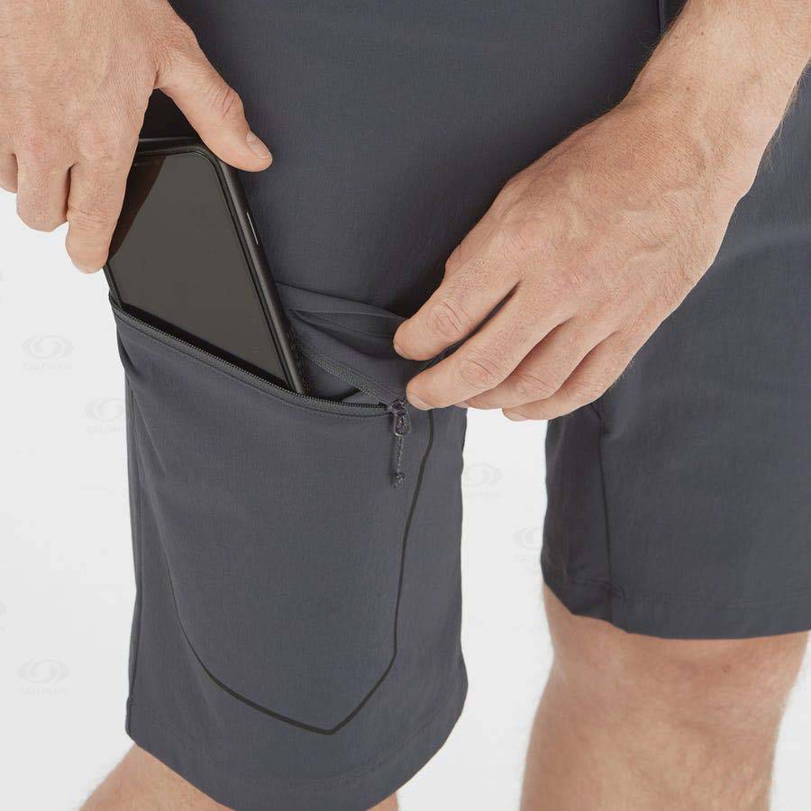 Grey Men's Salomon WAYFARER Shorts | USA-O1418