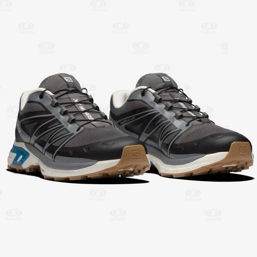 Grey Men's Salomon XT-WINGS 2 Sneakers | USA-O1644