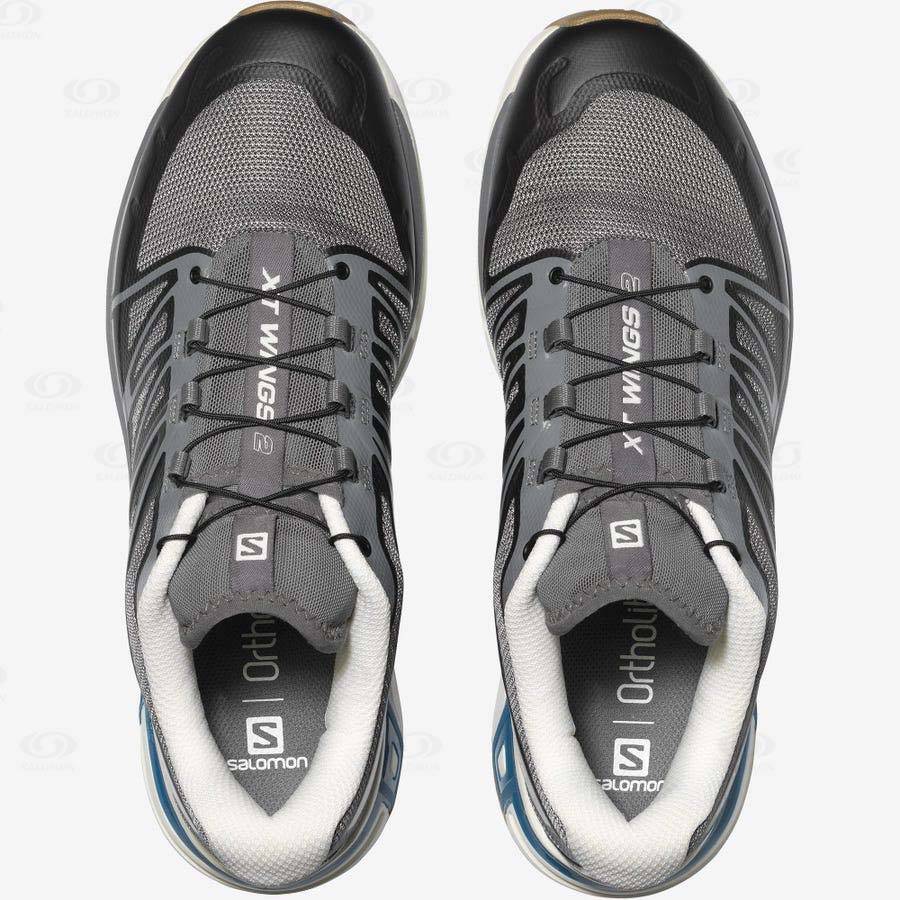 Grey Men's Salomon XT-WINGS 2 Sneakers | USA-O1644