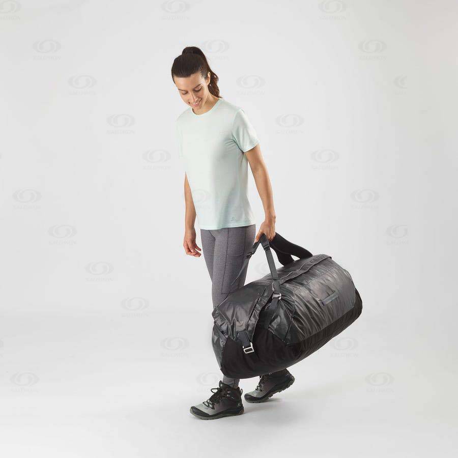 Grey Women's Salomon OUTLIFE DUFFEL 100 Bags | USA-A1458