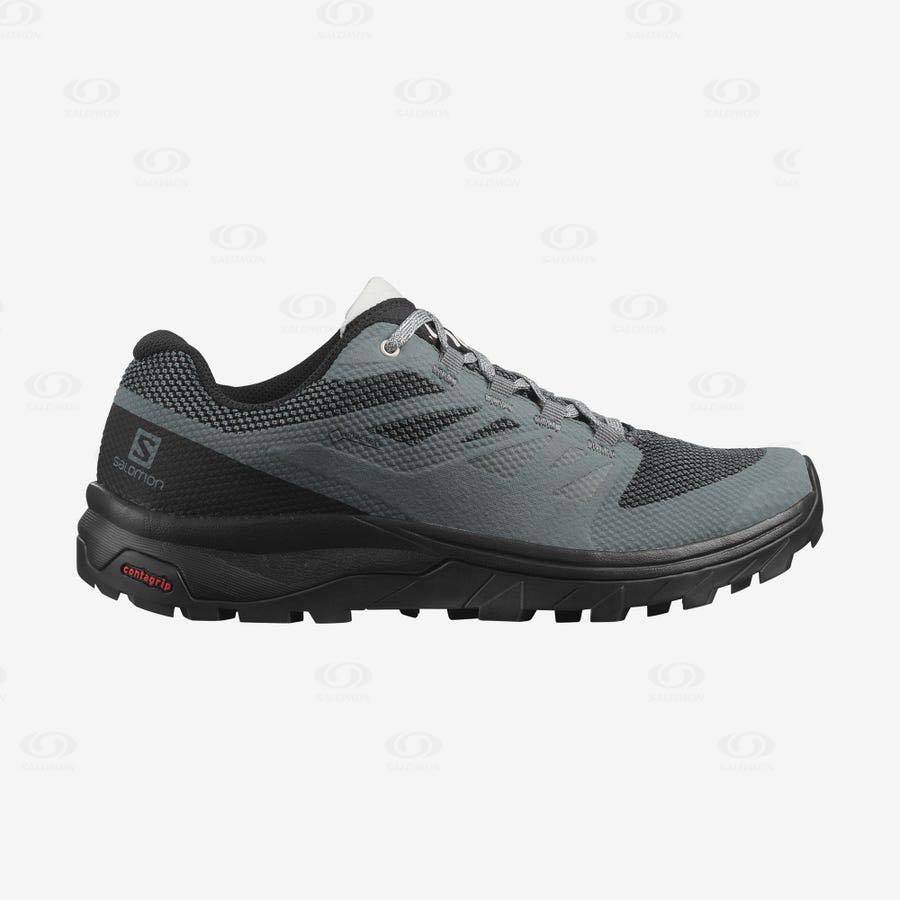 Grey Women\'s Salomon OUTLINE GORE-TEX Waterproof Shoes | USA-M1090