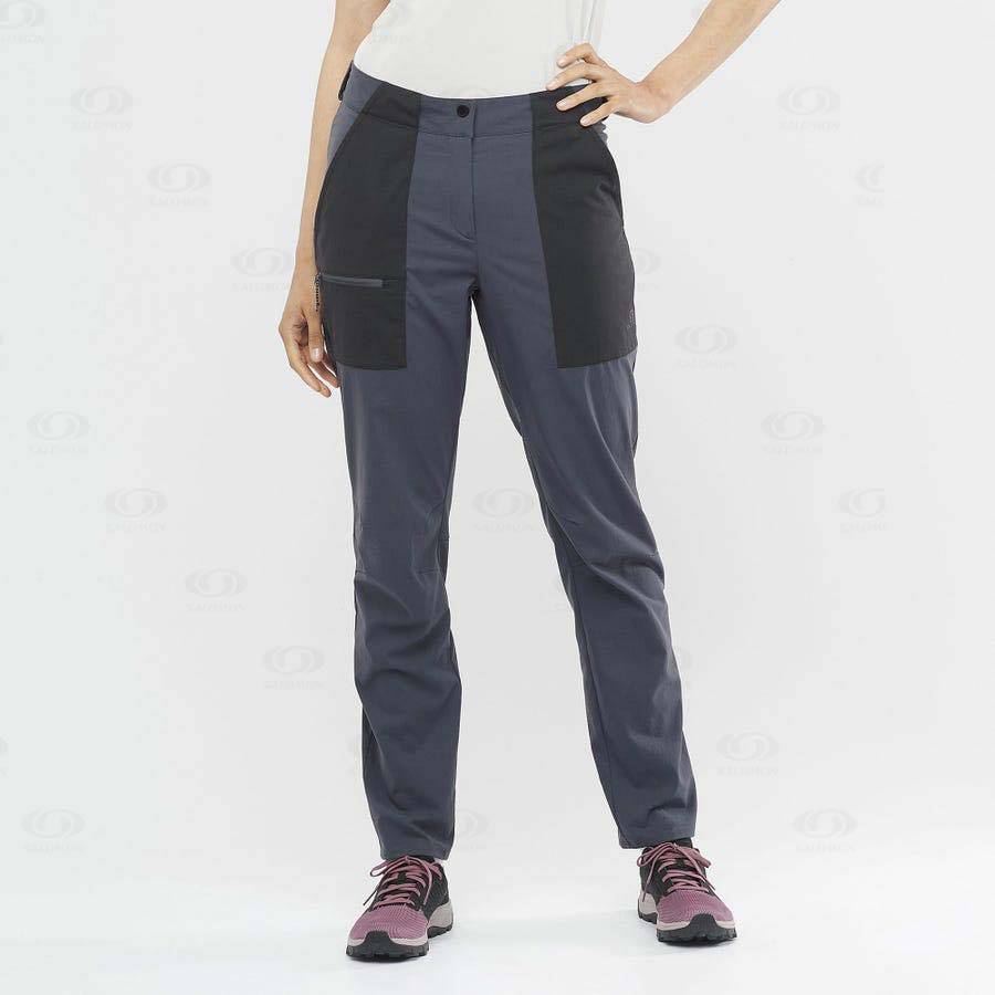 Grey Women's Salomon OUTRACK Pants | USA-L1256