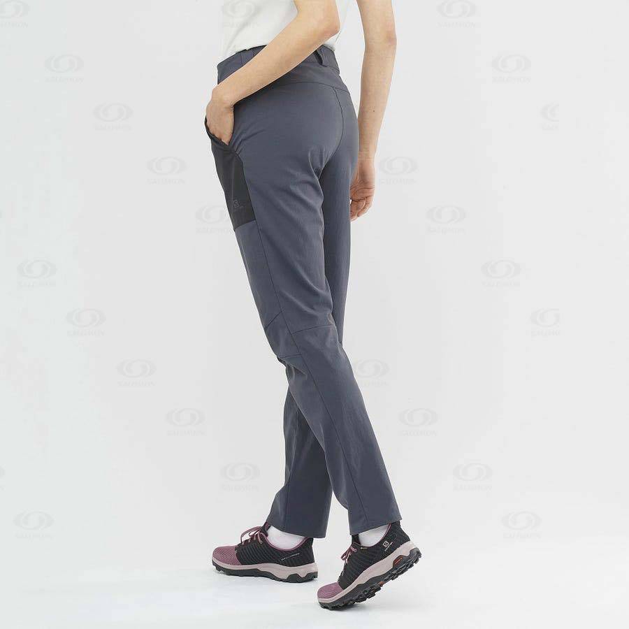 Grey Women's Salomon OUTRACK Pants | USA-L1256