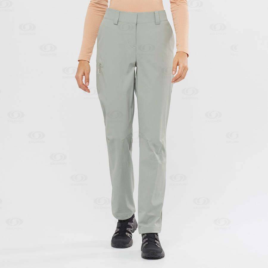 Grey Women's Salomon WAYFARER Pants | USA-O1754