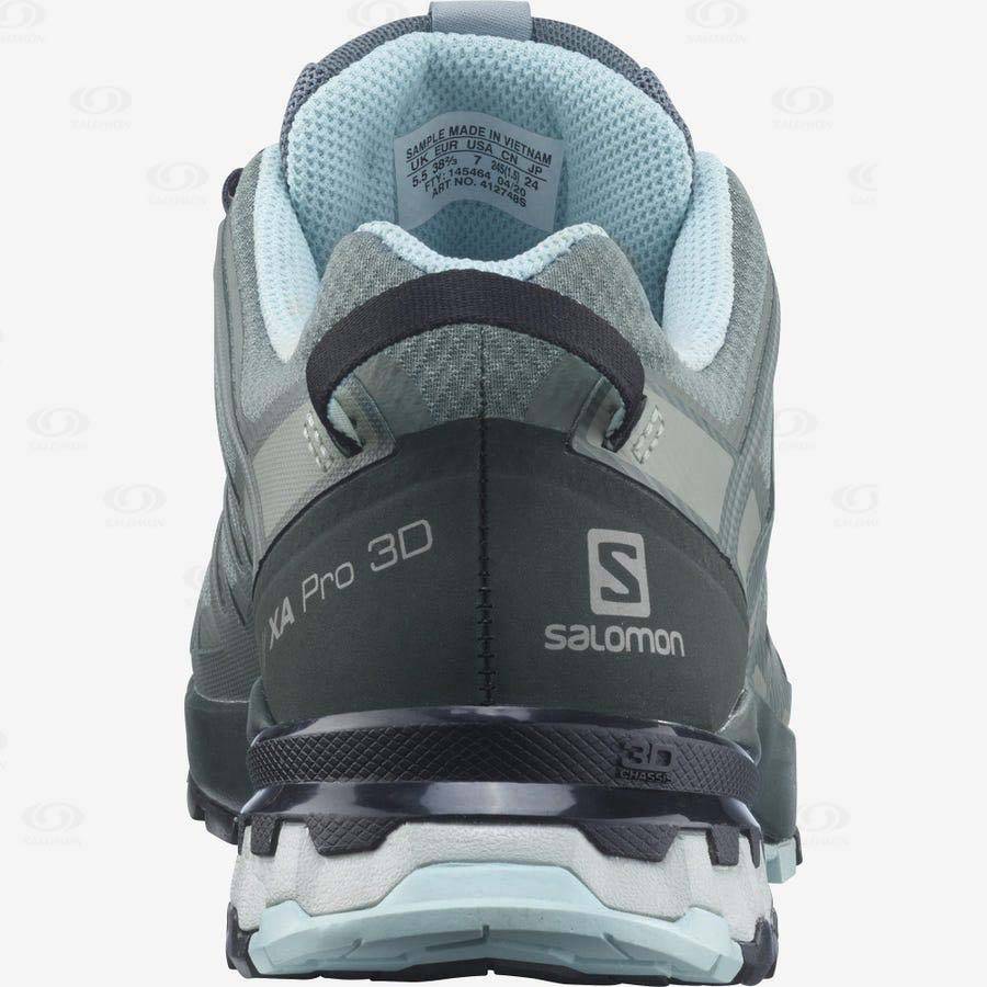 Grey Women's Salomon XA PRO 3D v8 GORE-TEX Waterproof Shoes | USA-O1770