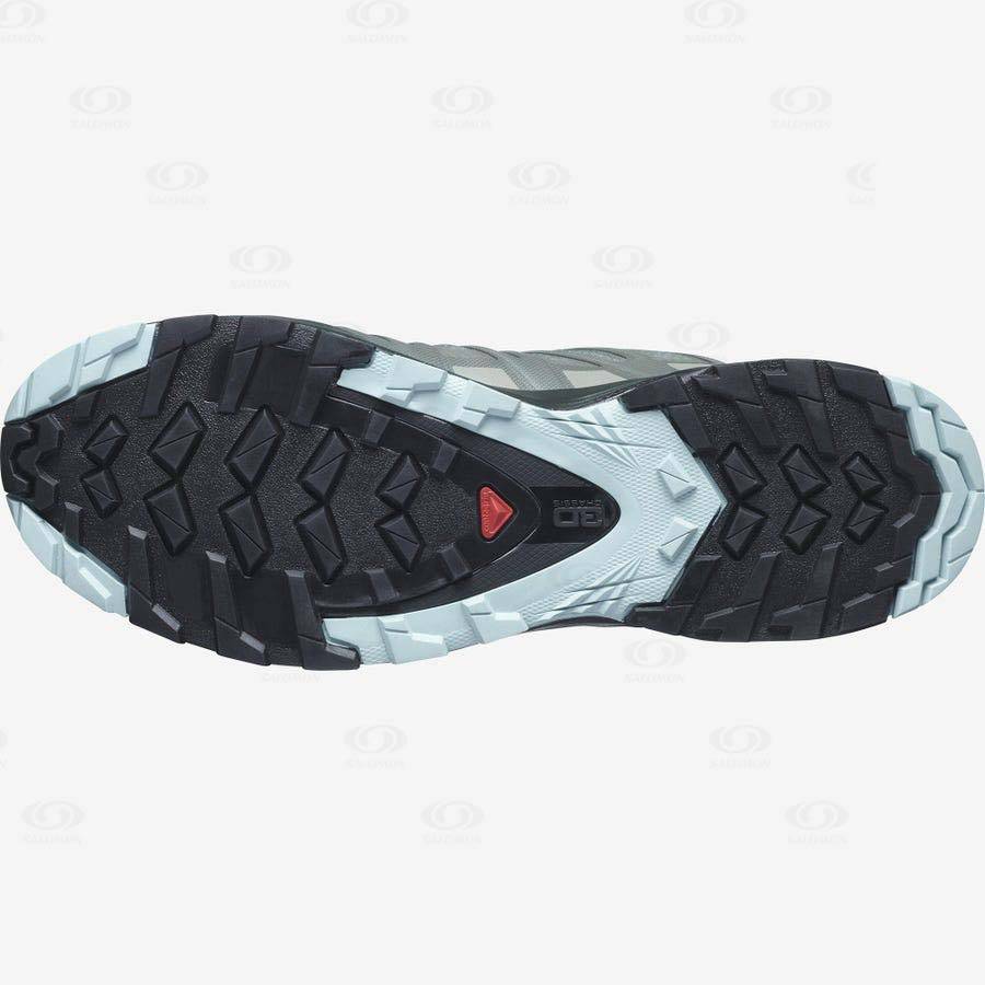 Grey Women's Salomon XA PRO 3D v8 GORE-TEX Waterproof Shoes | USA-O1770