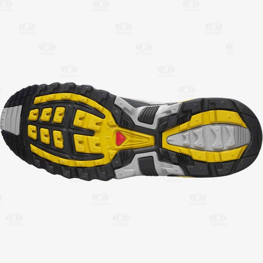 Grey / Yellow Men's Salomon ACS PRO ADVANCED Sneakers | USA-A2340