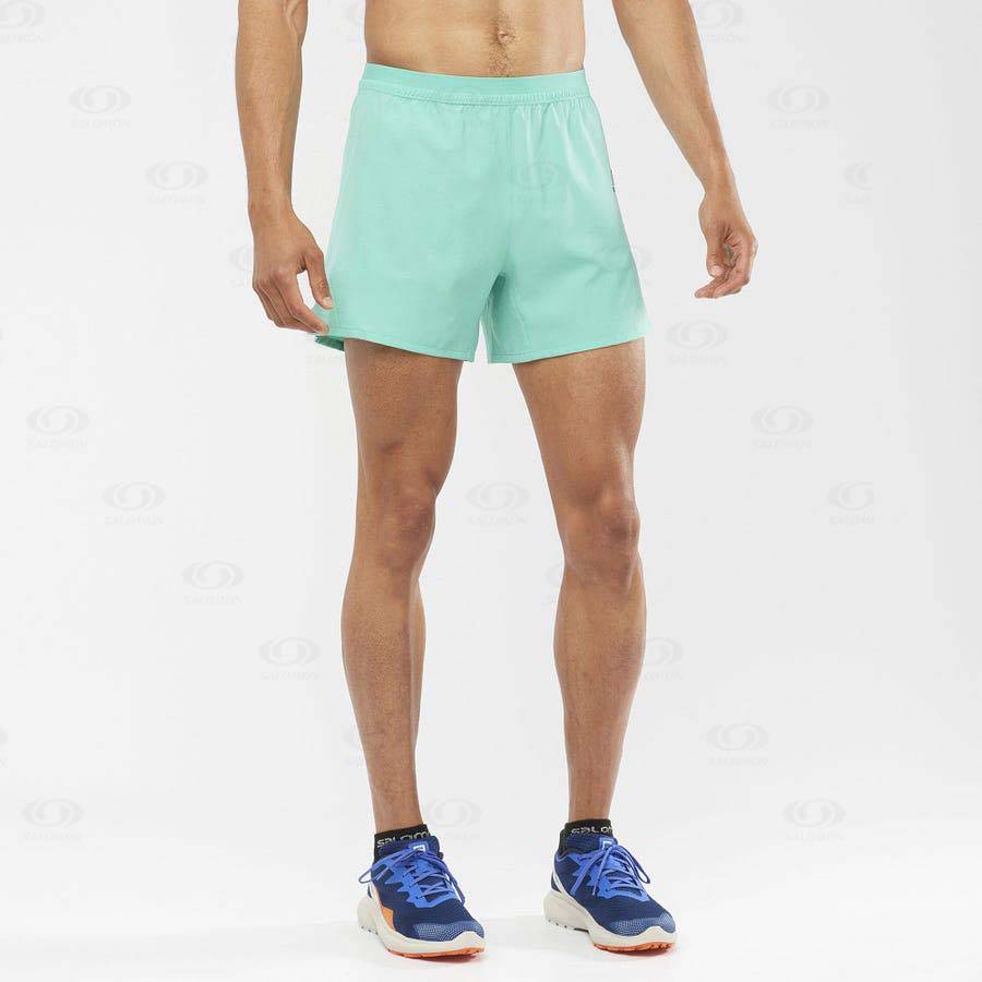 Mint Men's Salomon CROSS 5'' Shorts | USA-O2223