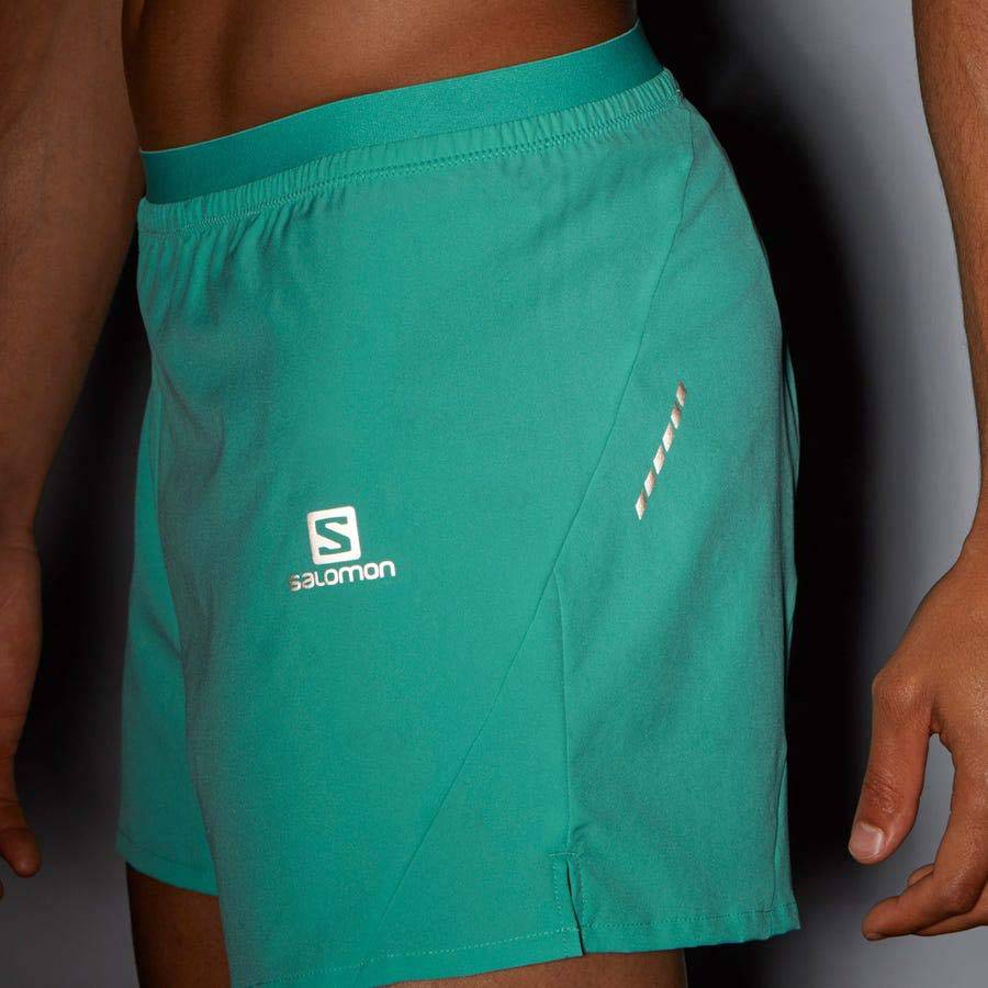 Mint Men's Salomon CROSS 5'' Shorts | USA-O2223