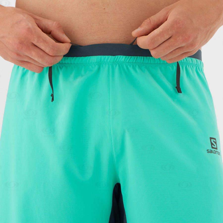 Mint Men's Salomon CROSS 7'' NO LINER Shorts | USA-N2086