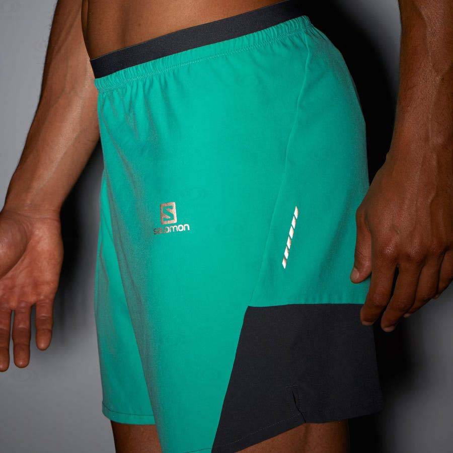 Mint Men's Salomon CROSS 7'' NO LINER Shorts | USA-N2086