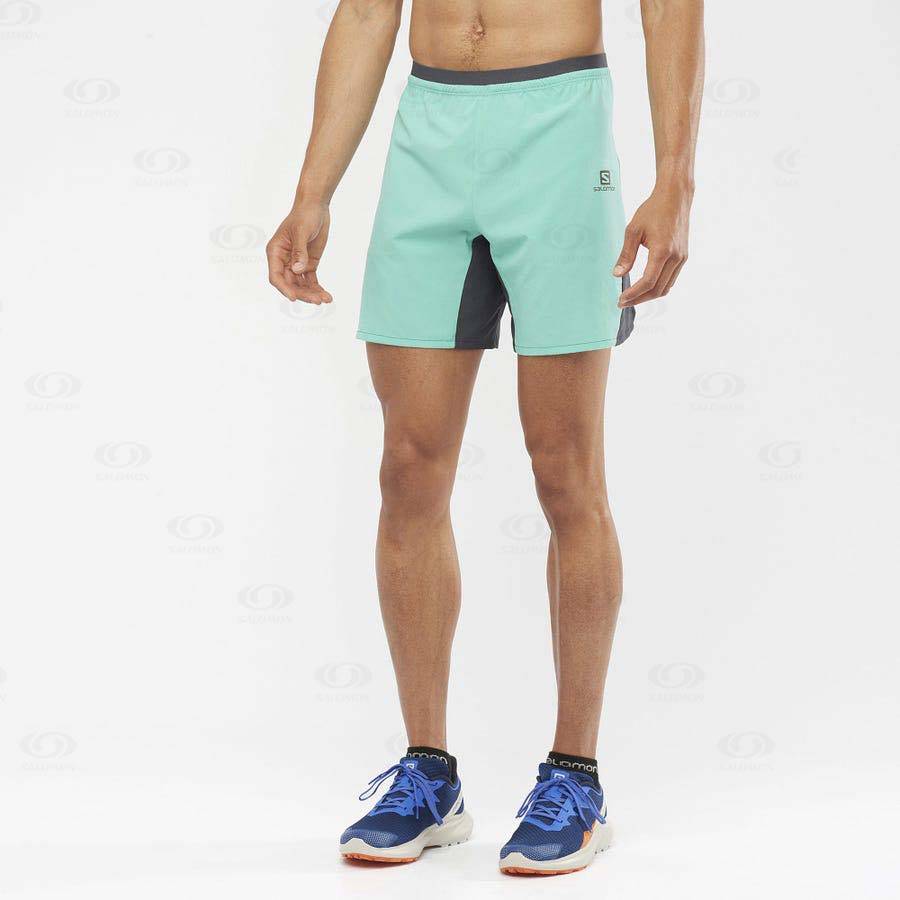 Mint Men's Salomon CROSS 7'' NO LINER Shorts | USA-N2086