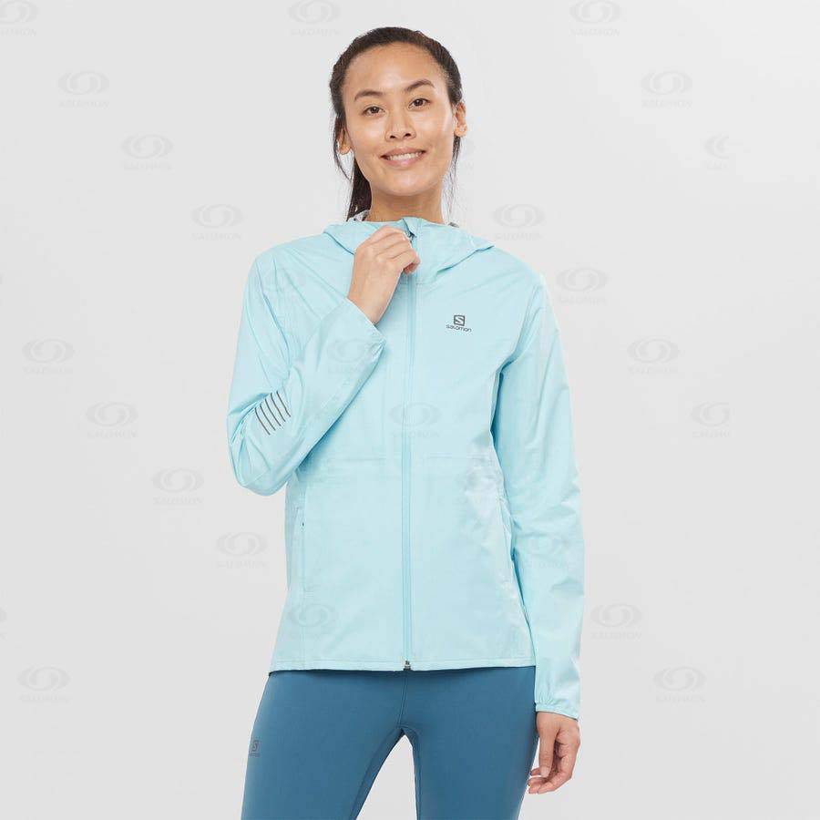 Mint Women's Salomon BONATTI WATERPROOF Waterproof Jackets | USA-O2302