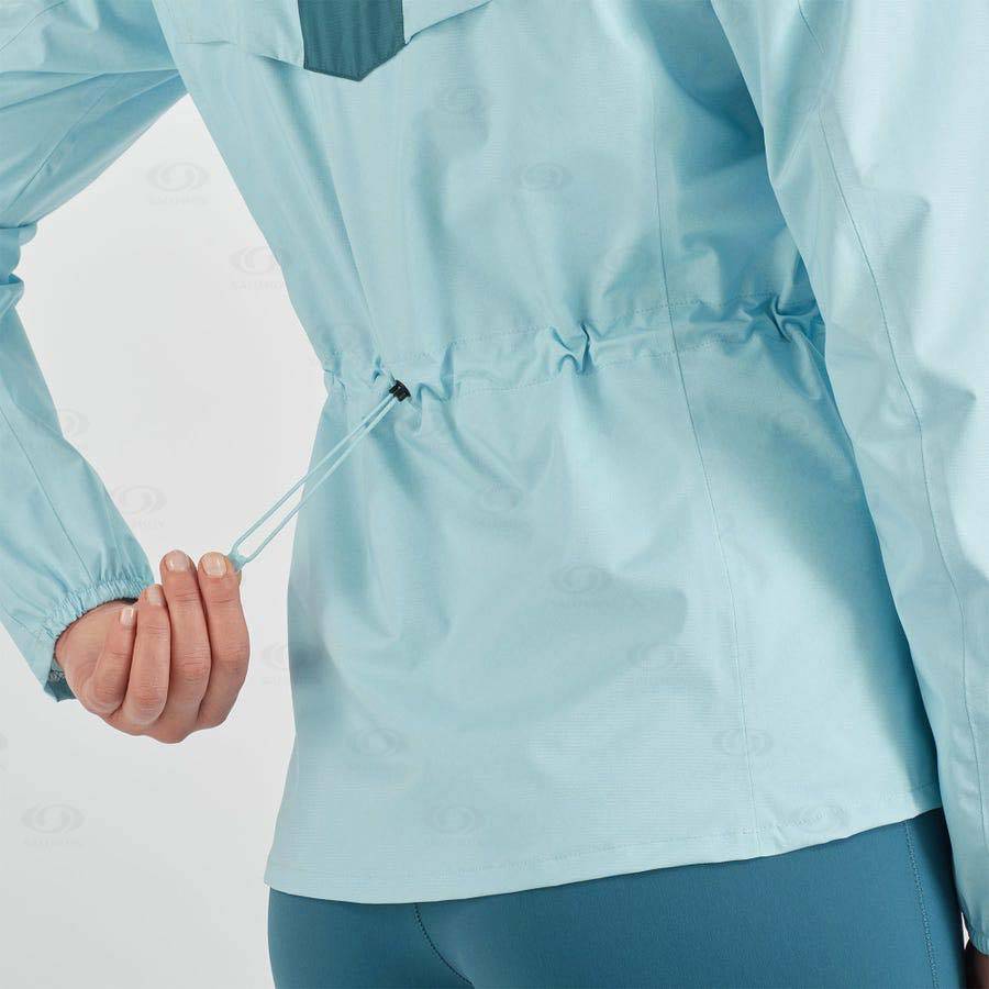 Mint Women's Salomon BONATTI WATERPROOF Waterproof Jackets | USA-O2302