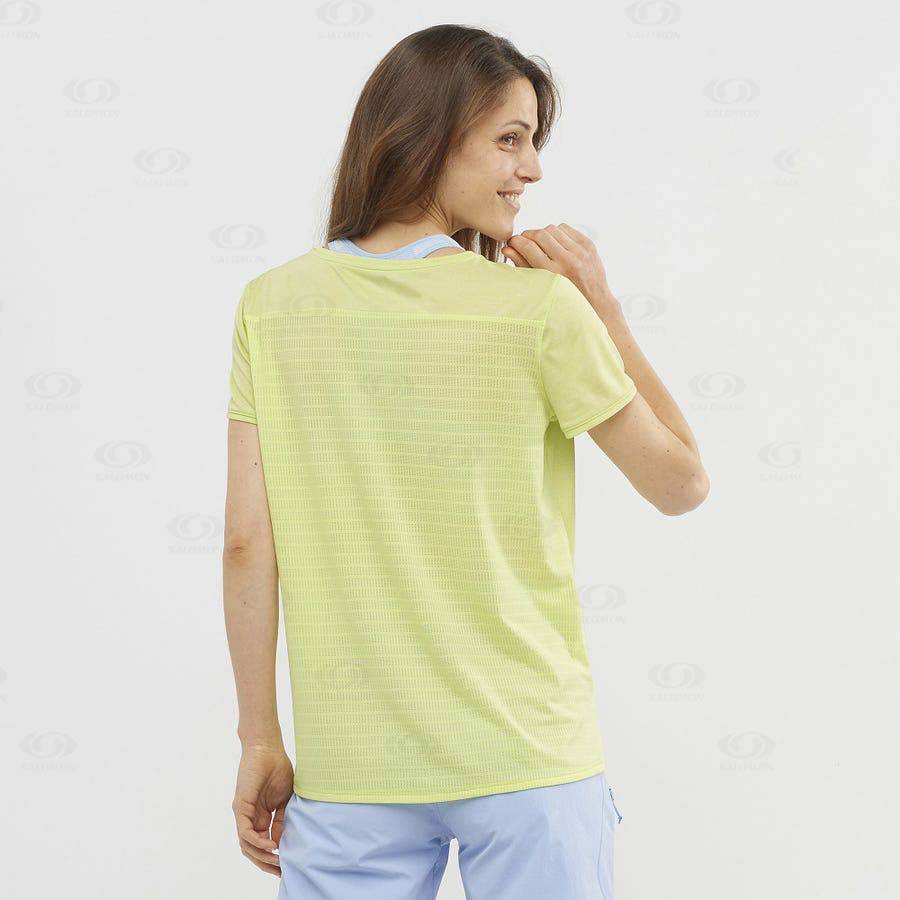 Mint Women's Salomon OUTLINE SUMMER T Shirts | USA-M2000