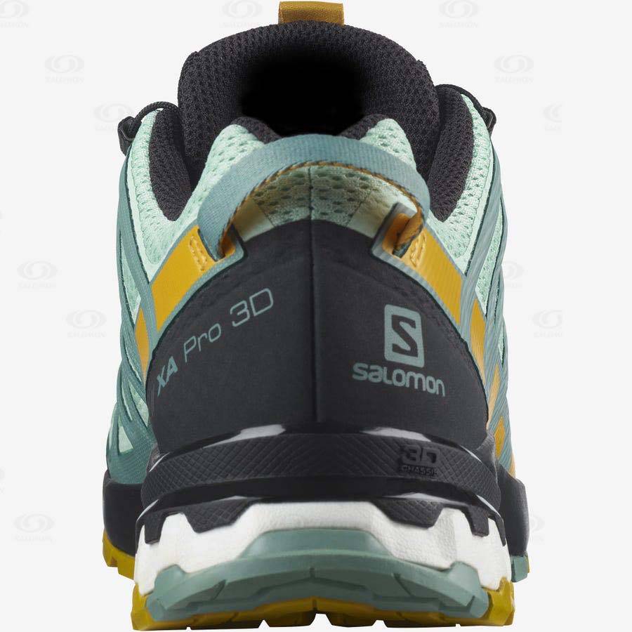 Mint Women's Salomon XA PRO 3D v8 Hiking Shoes | USA-L1704