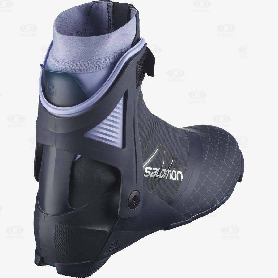 Navy / Blue Women's Salomon RS10 VITANE PROLINK Ski Boots | USA-N1820