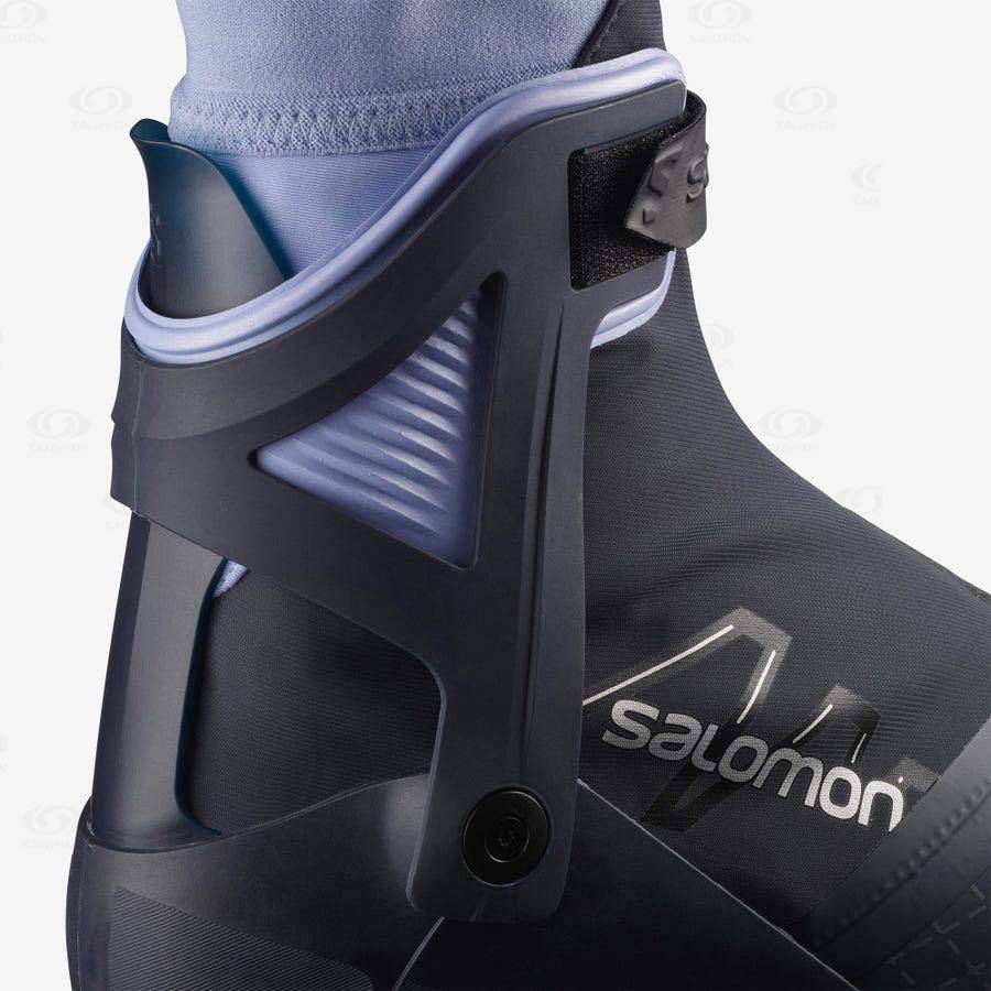 Navy / Blue Women's Salomon RS10 VITANE PROLINK Ski Boots | USA-N1820