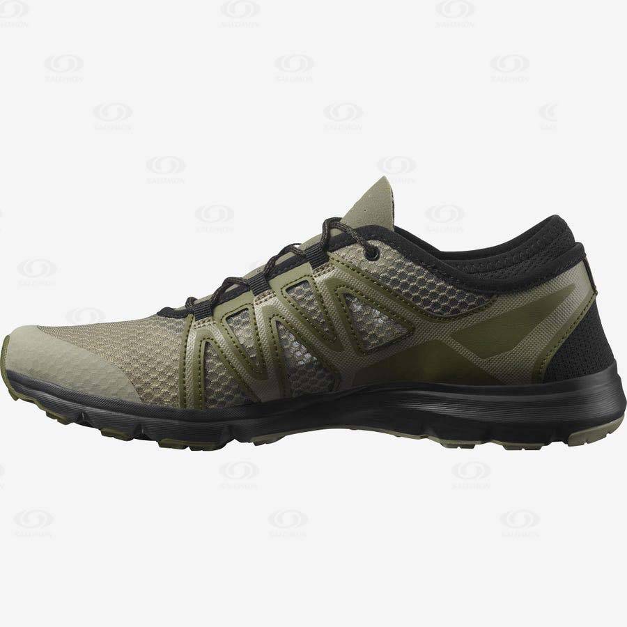 Olive Men's Salomon CROSSAMPHIBIAN SWIFT 2 Water Shoes | USA-N1862