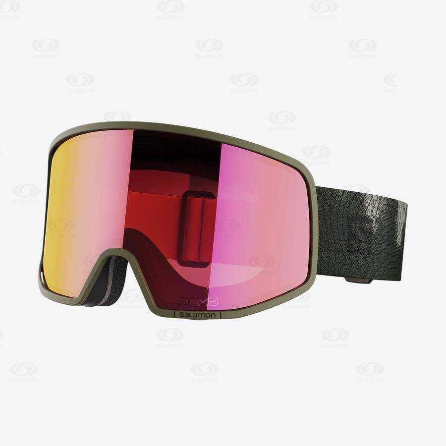 Olive Men\'s Salomon LO FI SIGMA Goggles | USA-L2047